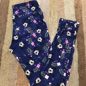 Disney LuLaRoe Minnie OS Leggings